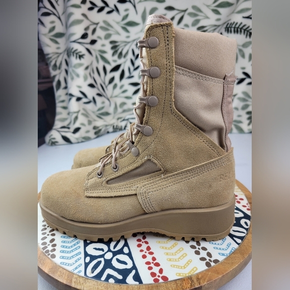 Belleville New Made in US  Desert Tan Military Army Combat‎ Waterproof - Picture 5 of 9